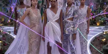 Models demonstrating 2026 makeup trends and contemporary fashion synergy
