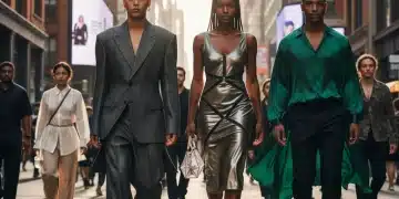 Diverse individuals modeling 2026 street style silhouettes on a city street, showcasing flattering shapes.