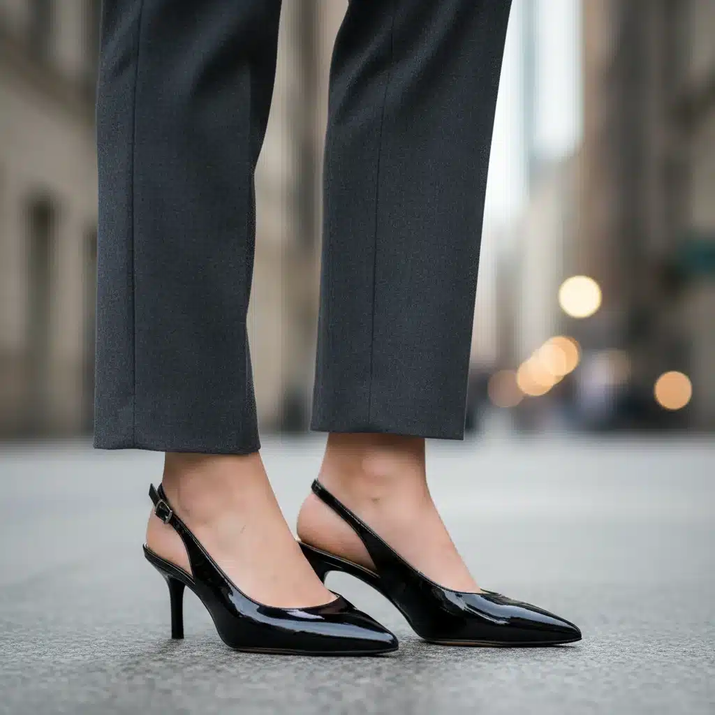 Elegant pointed-toe slingback heels fashion