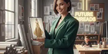 Mastering Retail Partnerships: A 2026 Guide for US Emerging Designers Emerging designer presenting fashion collection to retail buyer