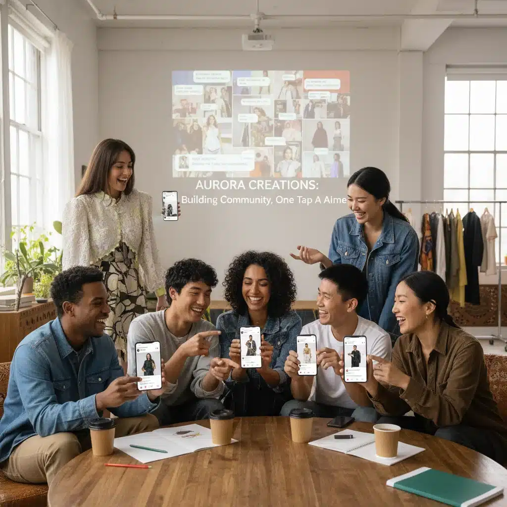 Social media engagement for fashion brand marketing and community building