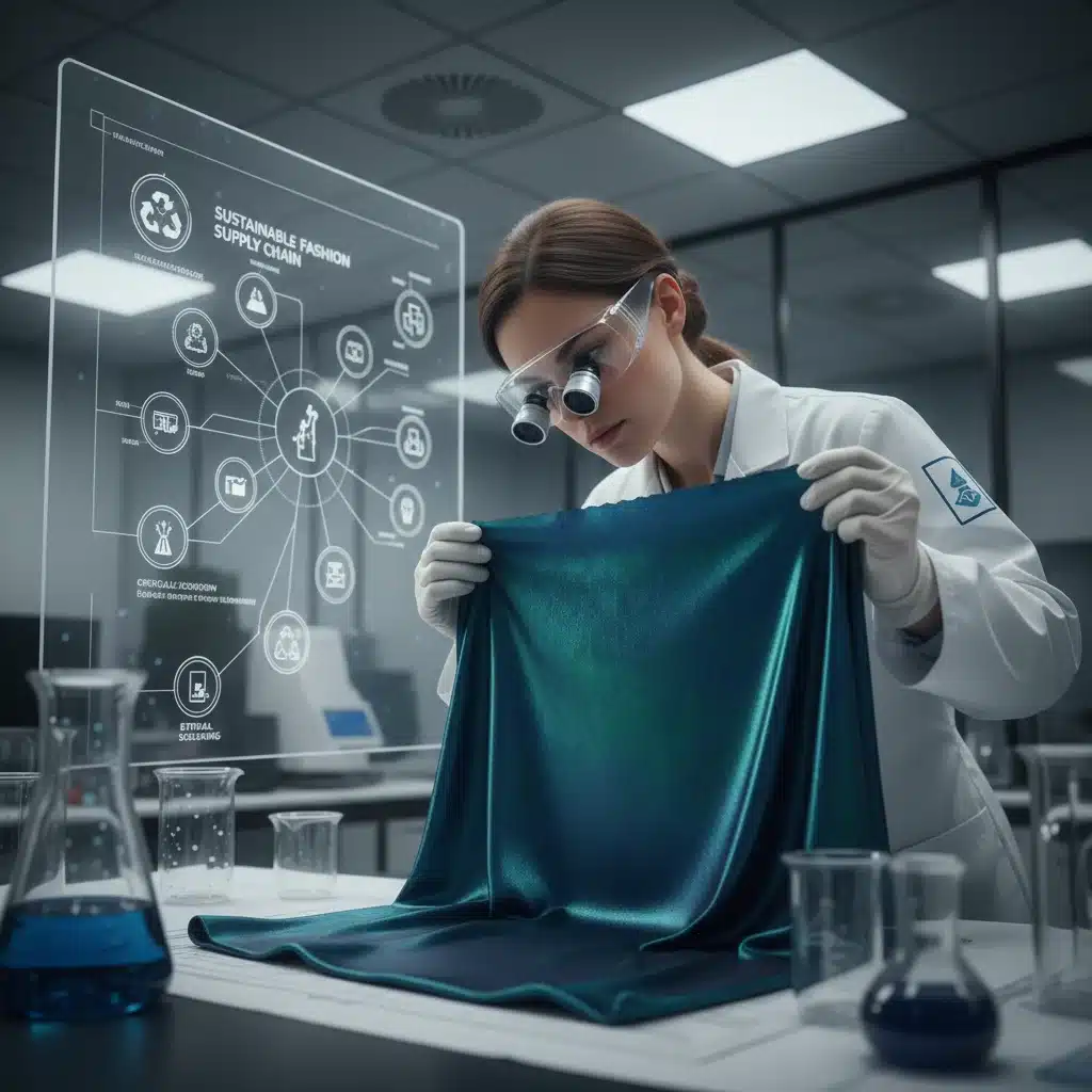 Innovative regenerated nylon fabric for sustainable high fashion