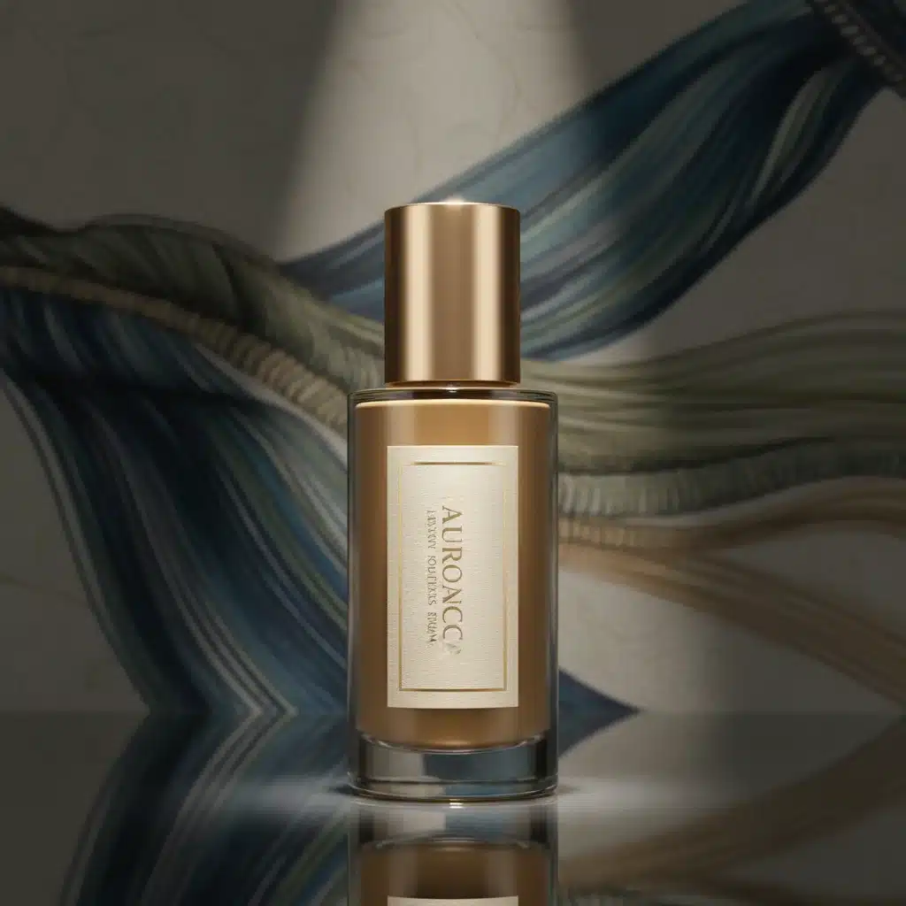 Minimalist luxury serum bottle, reflecting premium quality and sophisticated design.