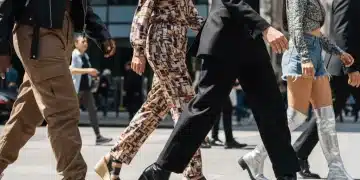 Diverse street style footwear trends 2026