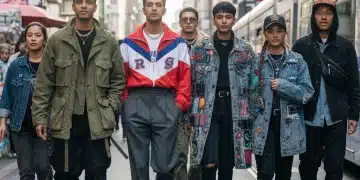 Diverse group displaying street style micro-trends 2026
