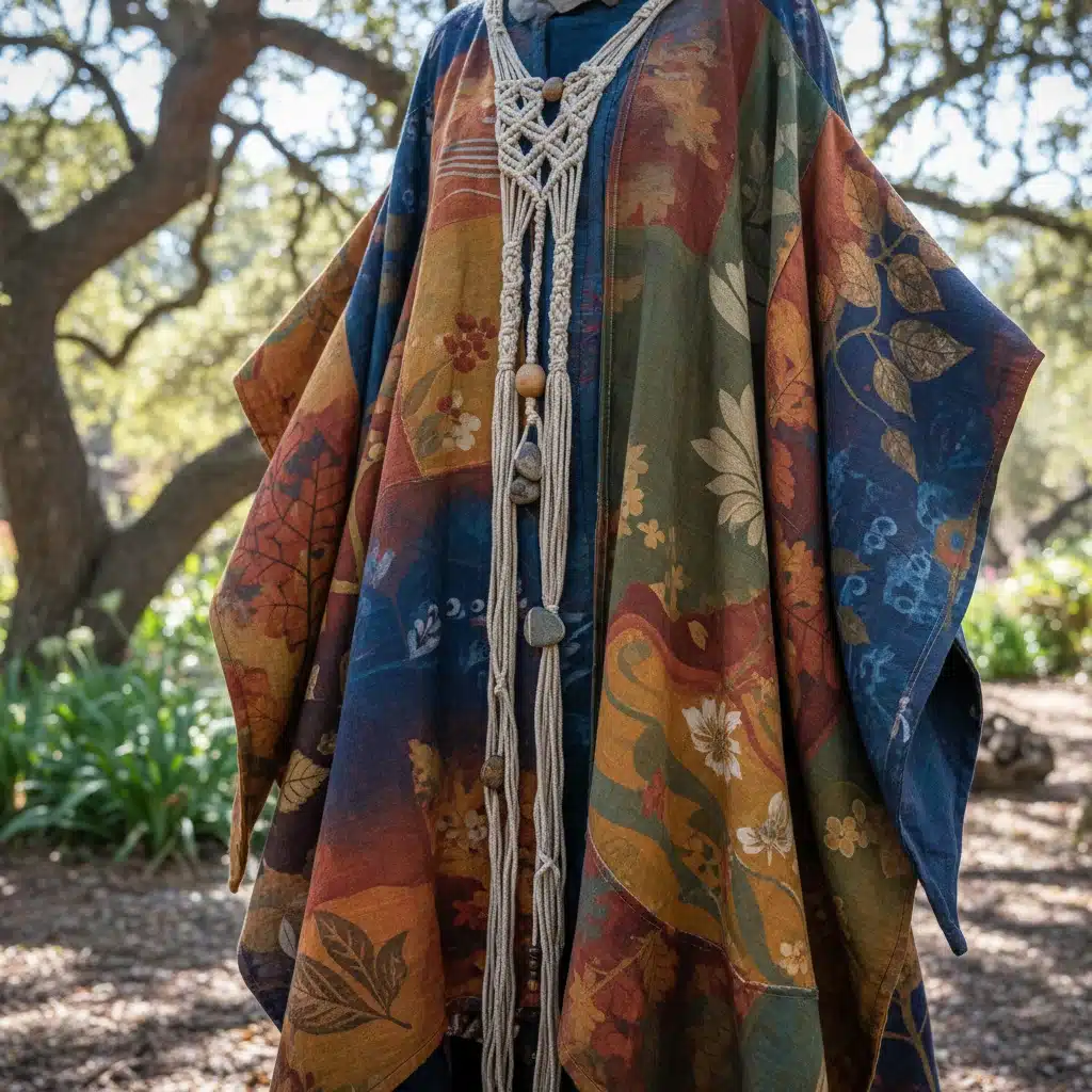 Avant-garde sustainable fashion garment by emerging designer
