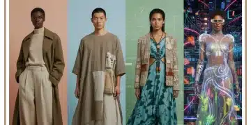 Evolution of U.S. high fashion from 2020 to 2026, showcasing key aesthetic shifts and trends.