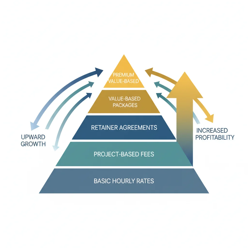 Infographic of design pricing tiers and value