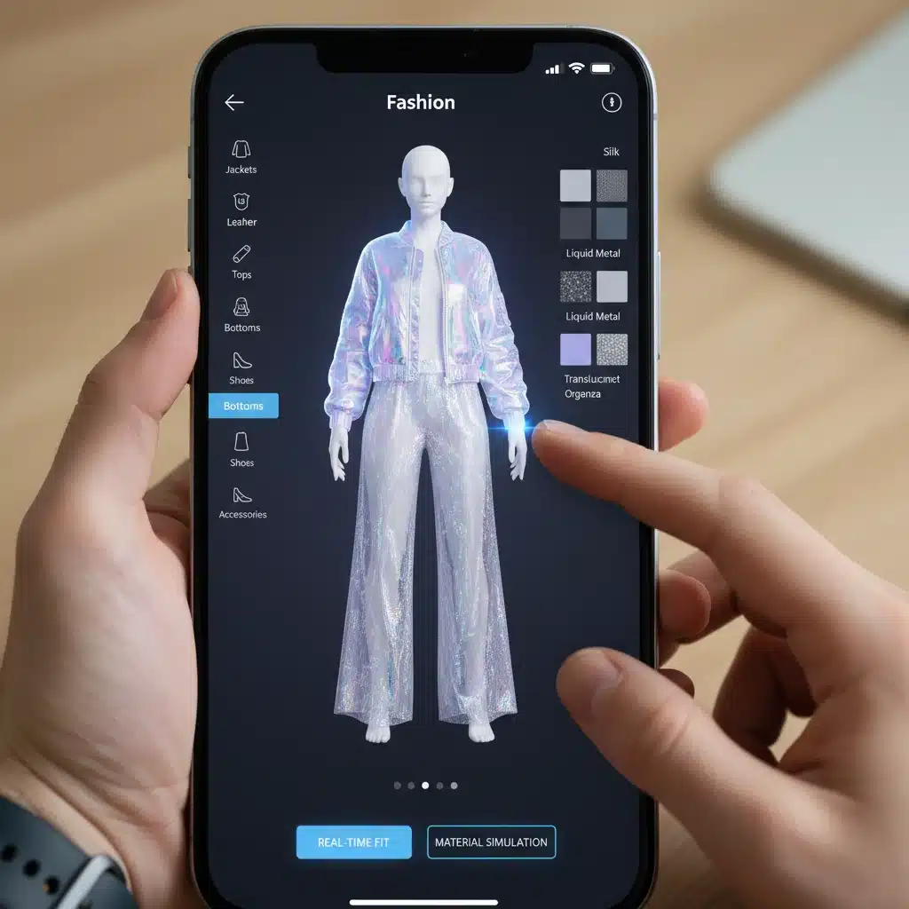 Digital fashion design interface for hyper-personalization
