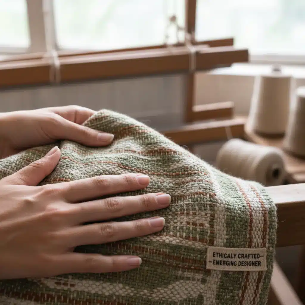 Sustainable textile with intricate patterns and unique texture