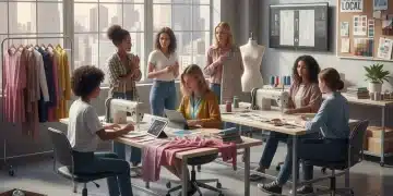 Emerging fashion designers collaborating on local sourcing strategies